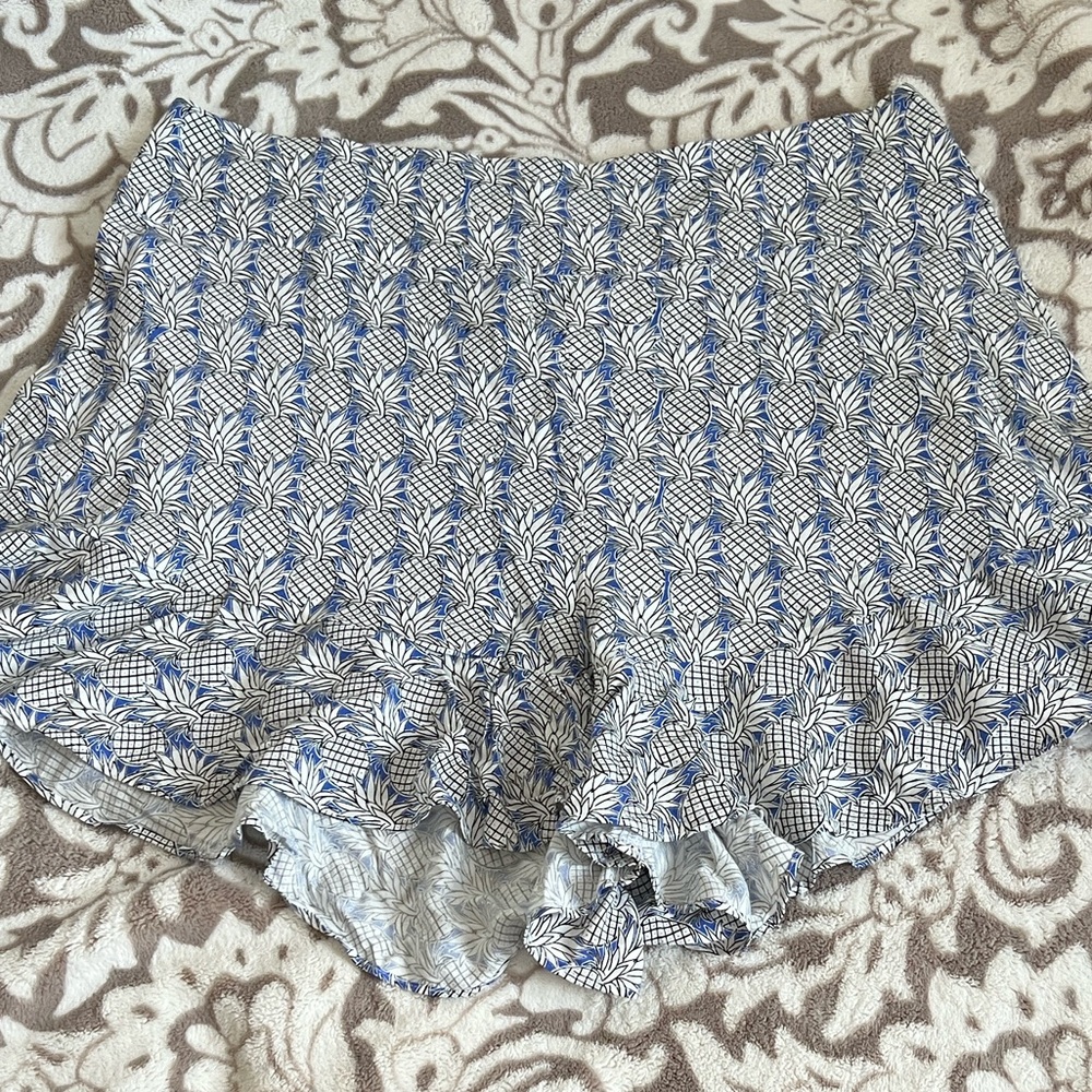 Anthro Maeve Ruffle Shorts